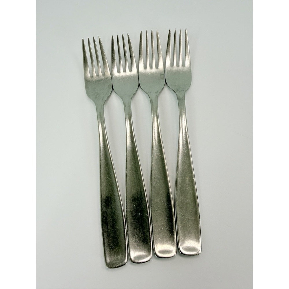 4 Dinner Forks WMF LINE Stainless Germany Triangle Mark 7 5/8"